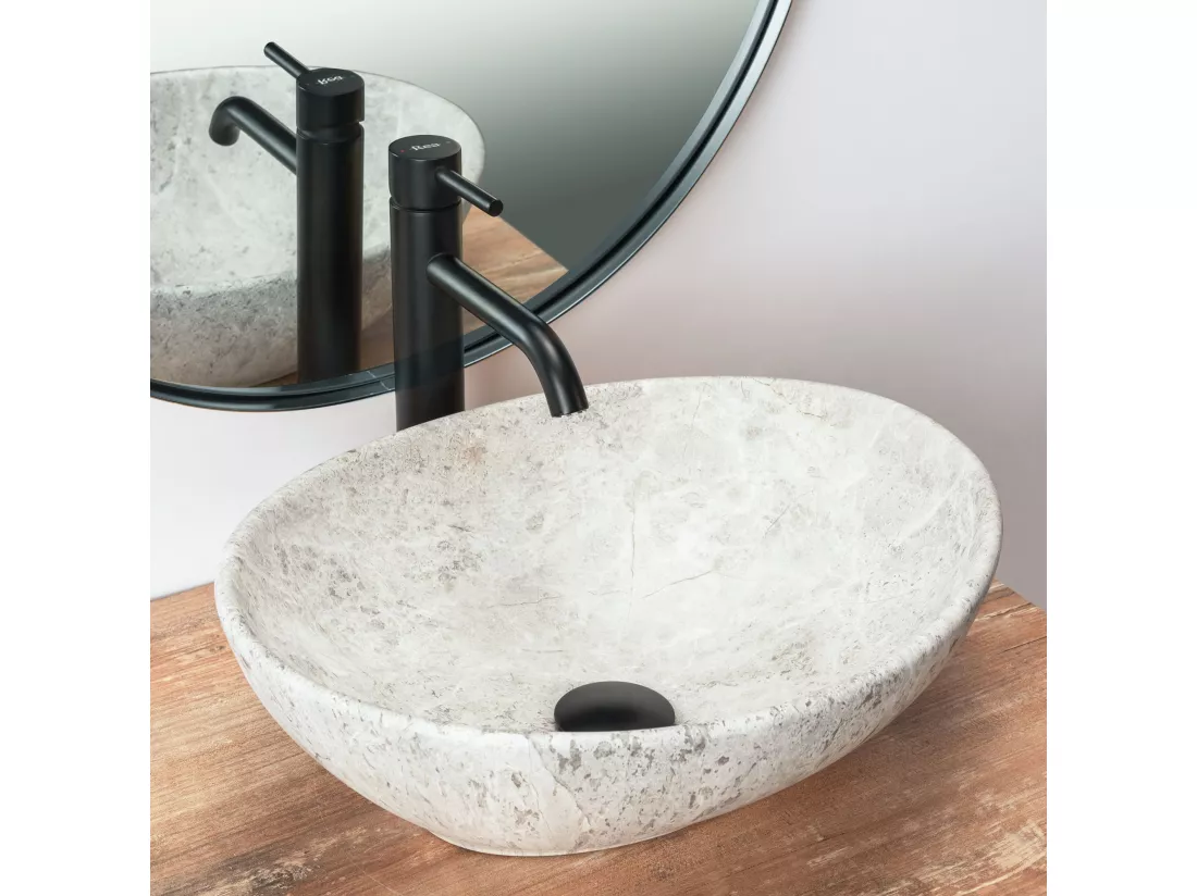 Vasque À Poser Rea Sofia Light Stone Grey