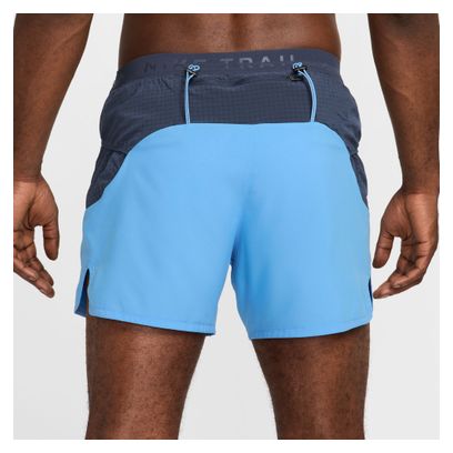 Short Nike Trail Second Sunrise 5in Bleu Homme