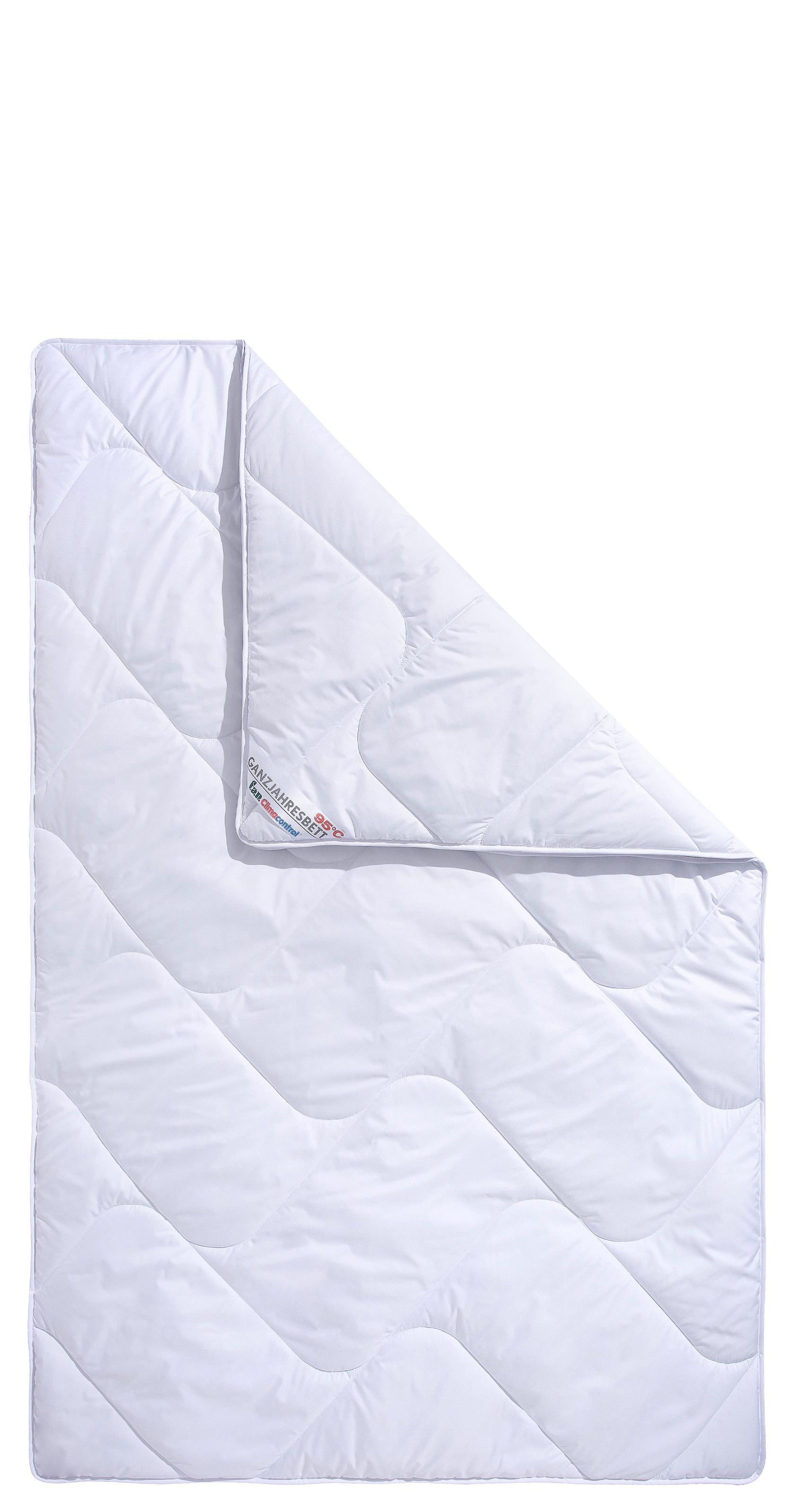 fan Microfaserbettdecke »Climacontrol® II, Bettdecken für den Winter, Made in Germany« warm Füllung 100% Polyester 1 Stk. tlg. Bettdecke 135x200 cm, 155x220 cm und weiteren Grössen, Decke