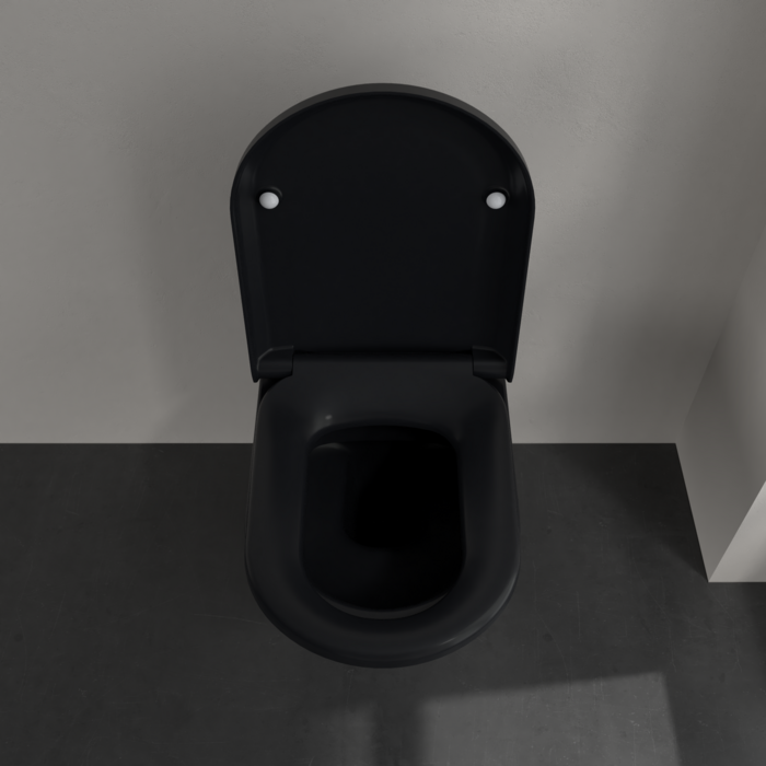 Villeroy & Boch Hommage hangend toilet CeramicPlus zwart mat