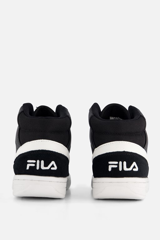 Fila Crew Mid Sneakers zwart Imitatiesuede