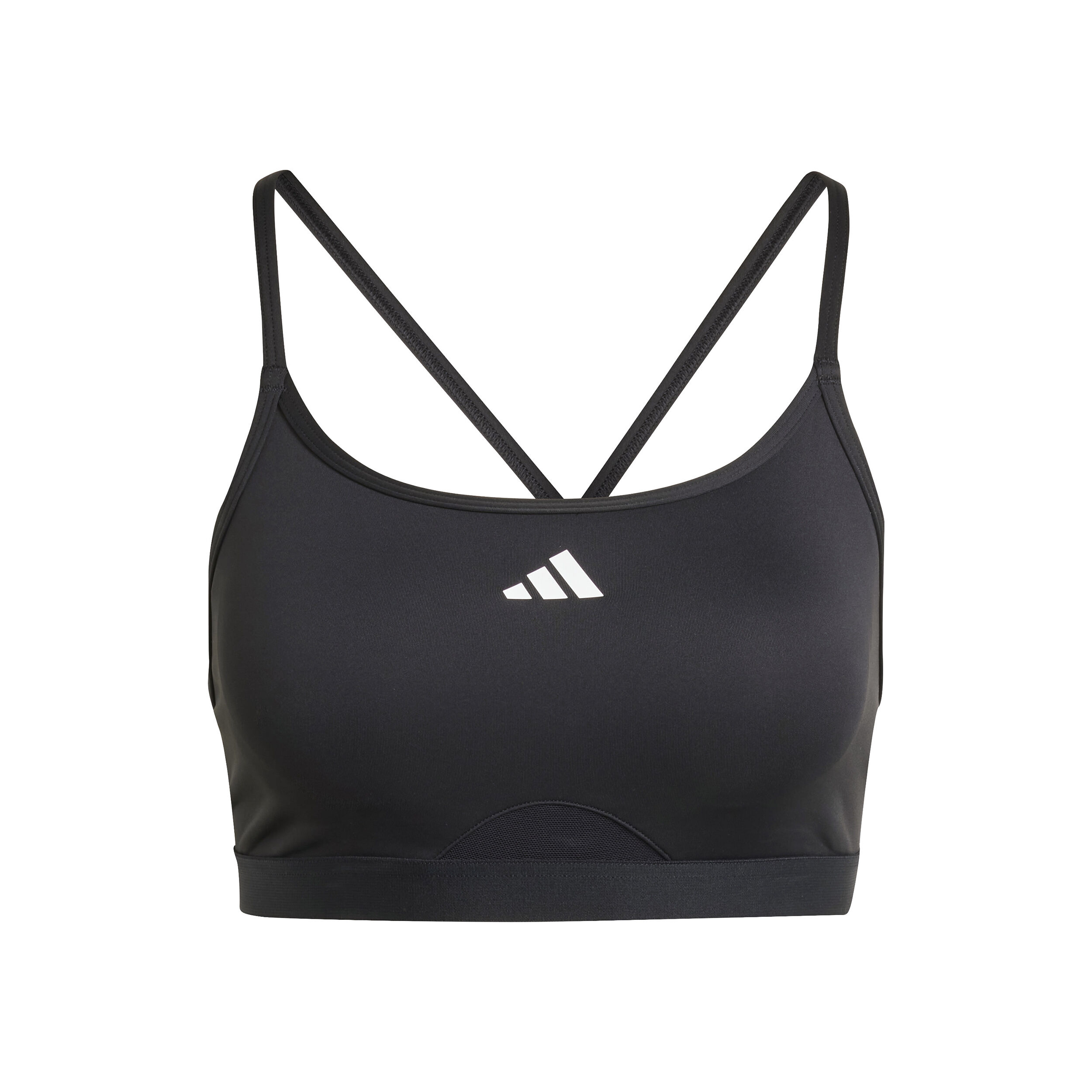adidas Aeroreact Training 3 Stripes Soutien-gorge Sport Femmes - Noir