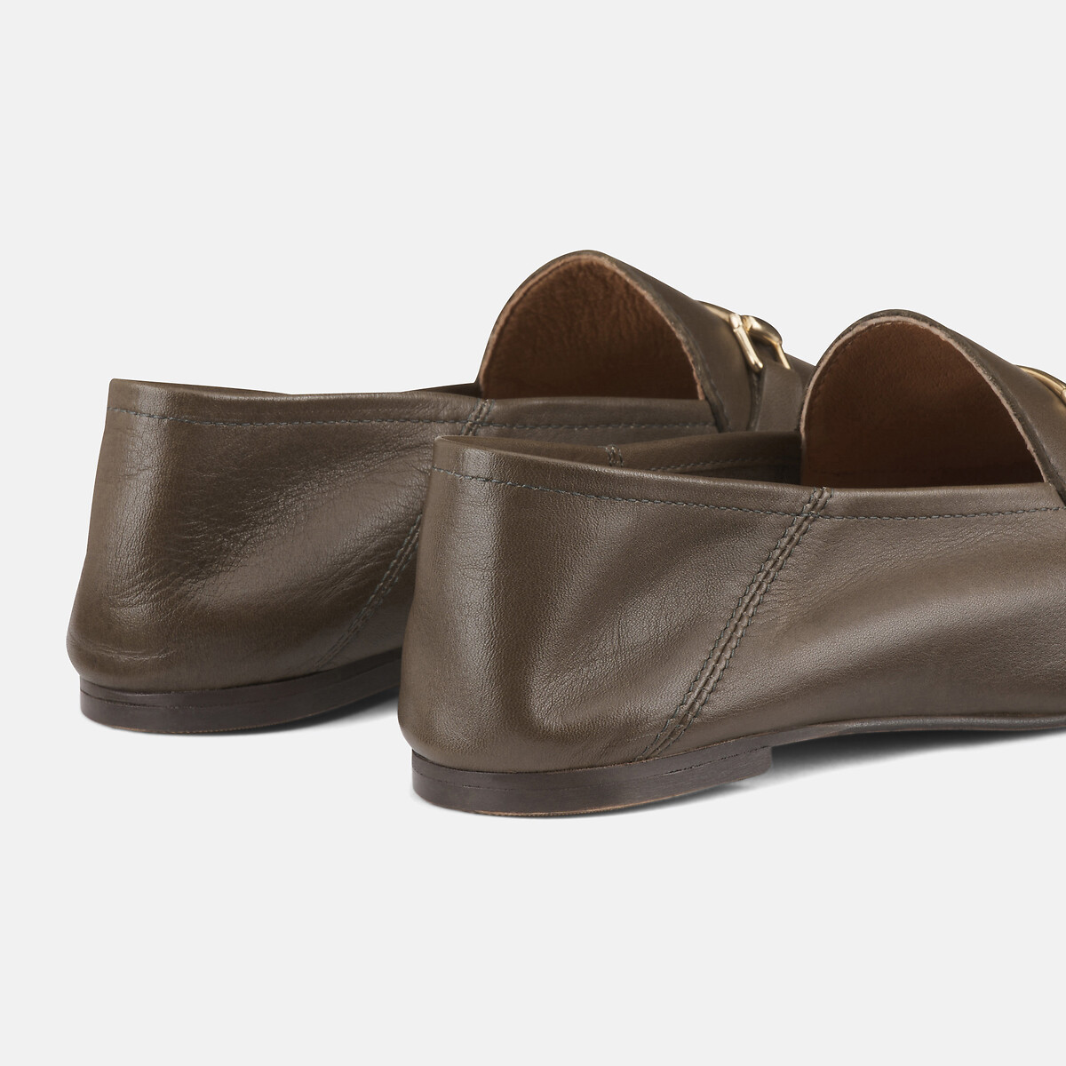 COLEÇÕES LA REDOUTE<br>Mocassins Signature em leer met morsetti