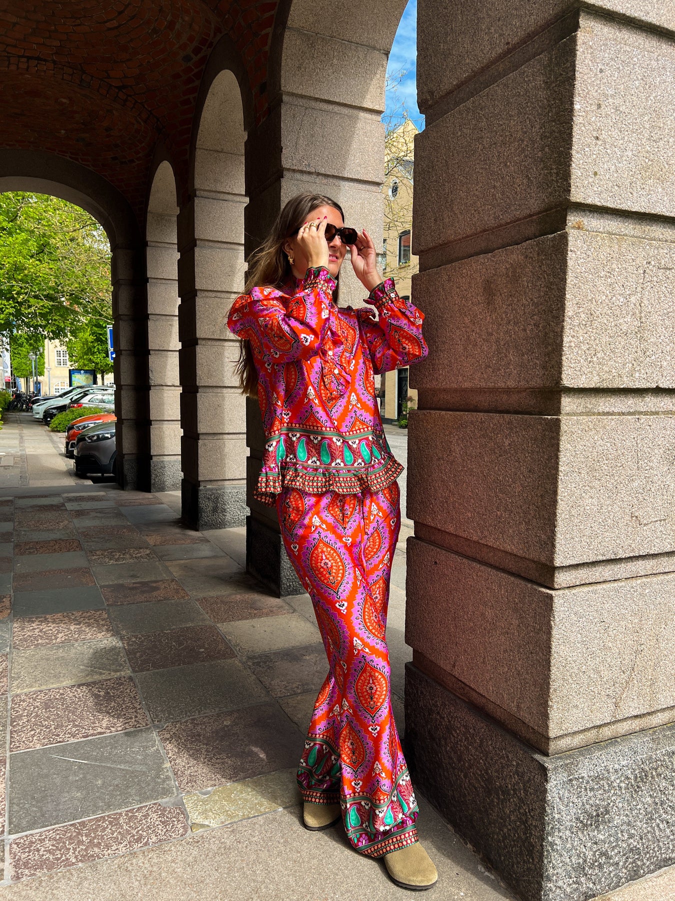 Noella Reno Blouse 1085 trisha print