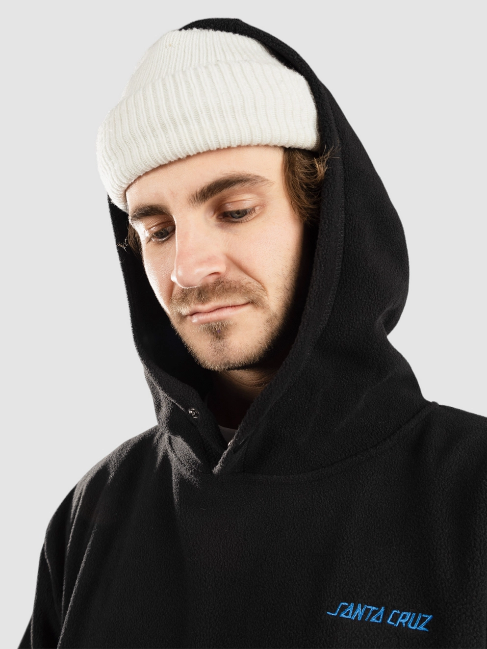 Santa Cruz Strip Polar Hoodie black