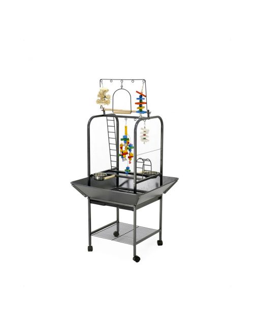 Keddoc Speelplaats Bird Stand - Vogelverblijven - 66.5x63.5x141 cm Antraciet
