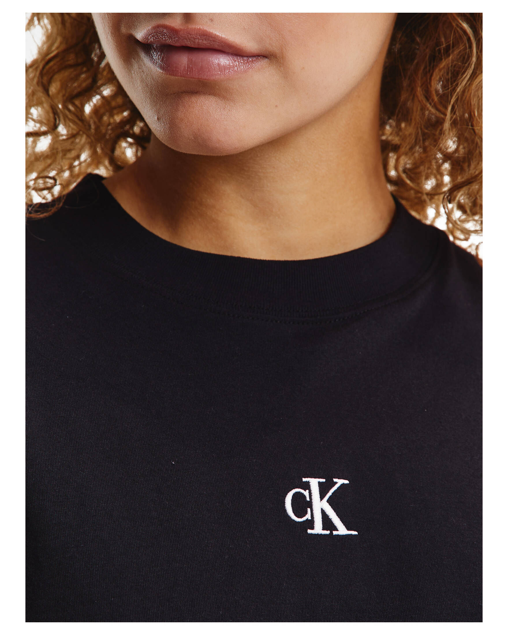 CALVIN KLEIN JEANS| Damen T-Shirt TWO TONE MONOGRAM LOOSE TEE