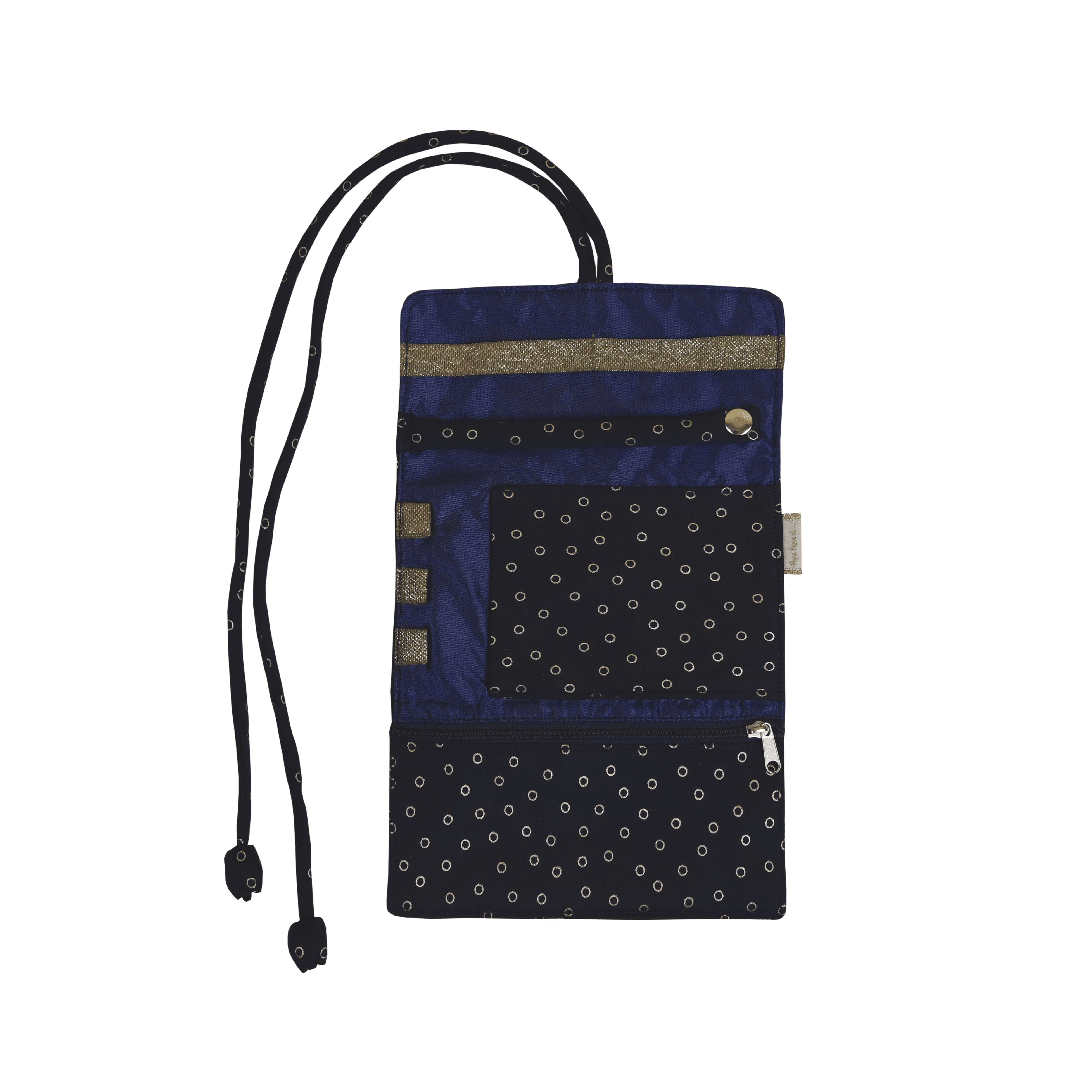 Pochette À Bijoux Bulle Bronze Marine
