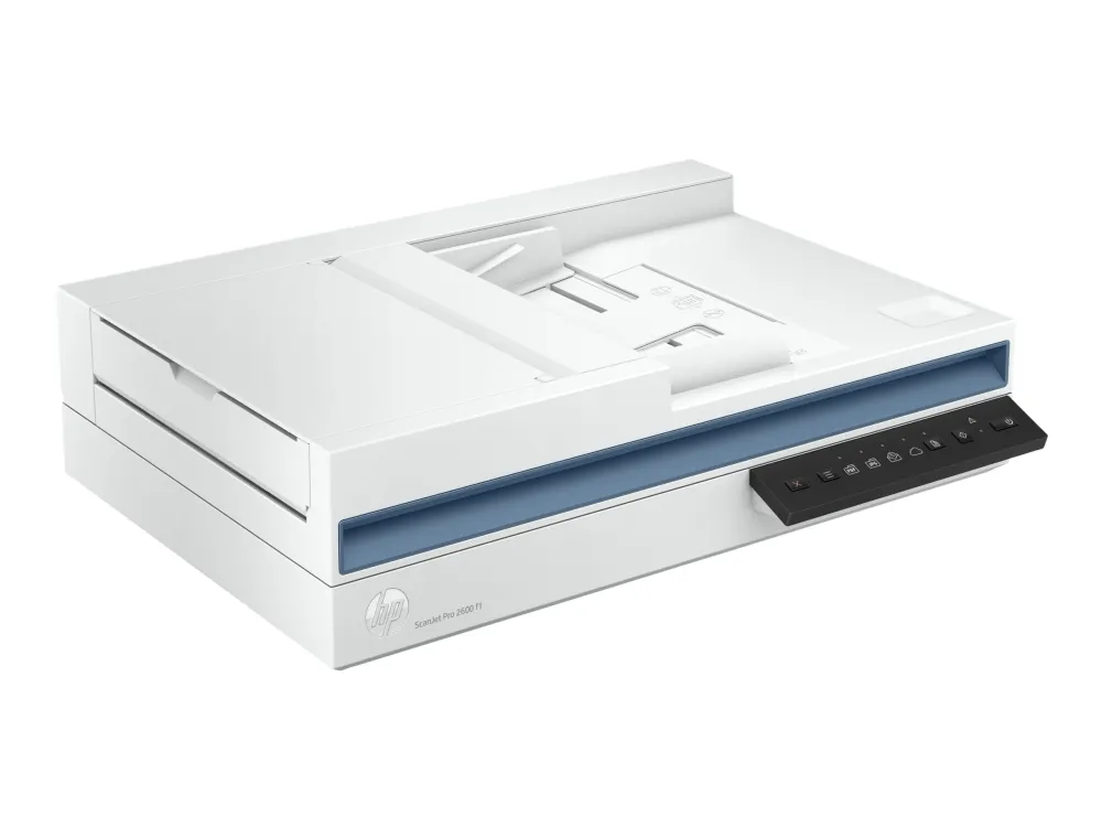 HP Scanjet Pro 2600 f1 - Dokumentscanner - CMOS / CIS - Duplex - A4/Legal - 1200 dpi x 1200 dpi - op til 25 ppm (mono) / op til 25 ppm (farve) - ADF (60 ark) - op til 1500 scanninger pr. dag - USB 2.0