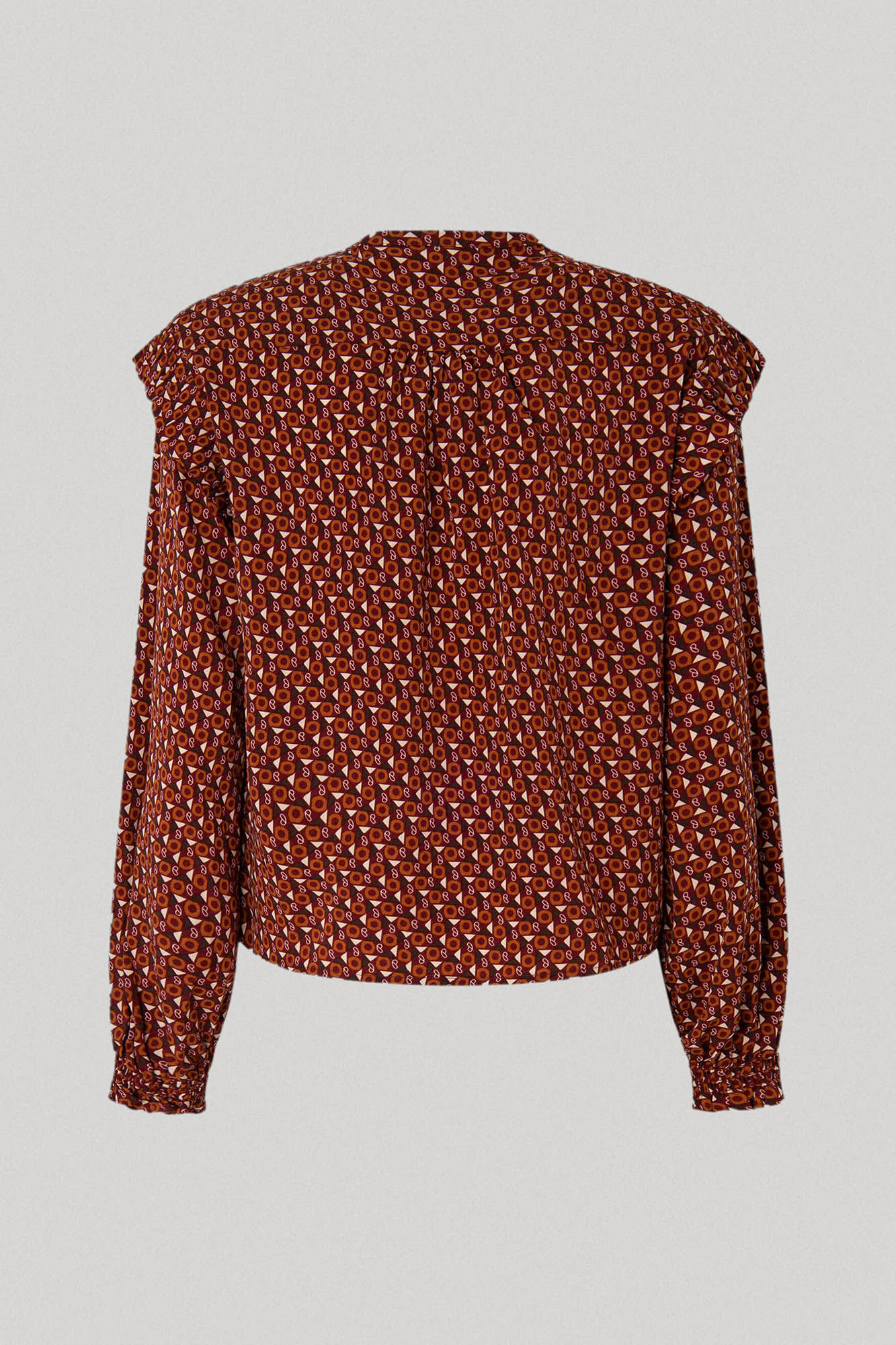 Blusa com estampa geométrica