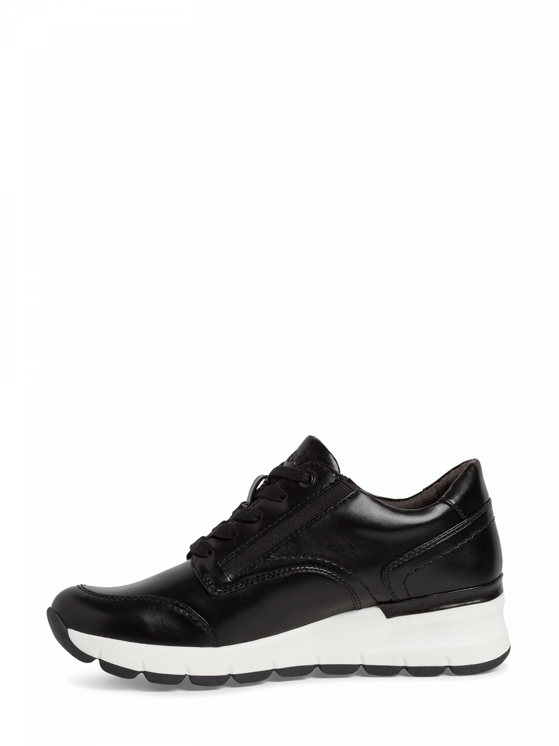 Jana Black Eco Zip Sneaker