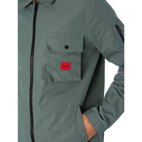 BOSS - Chaqueta Ligera Emmond Verde