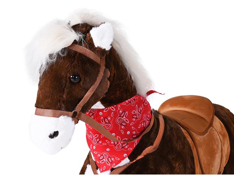 Knorrtoys Stehpferd XXL «Winnie» Braun Spielpferd zum Reiten