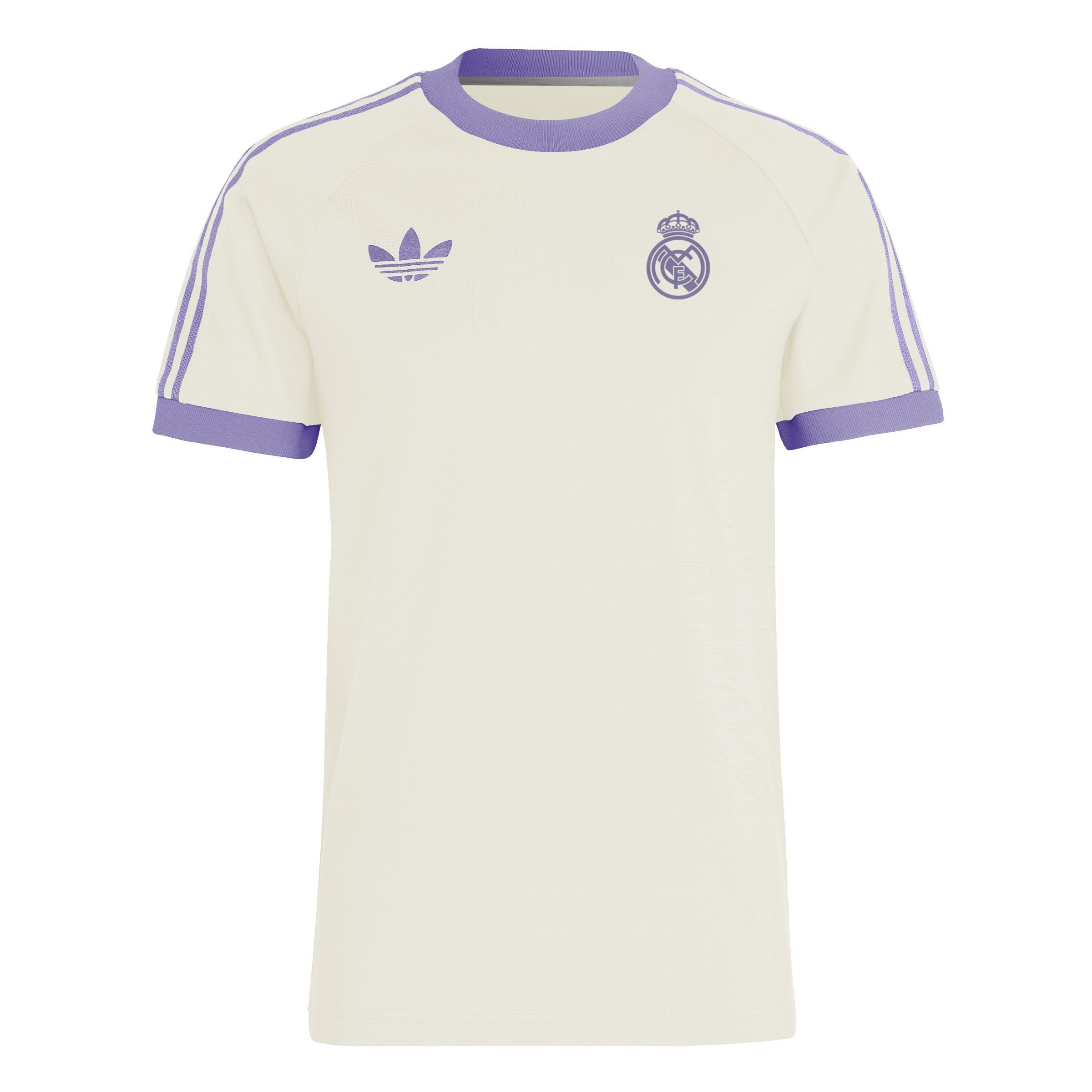 adidas Originals Real Madrid Adicolor Classics 3 Stripes T Shirt Adults