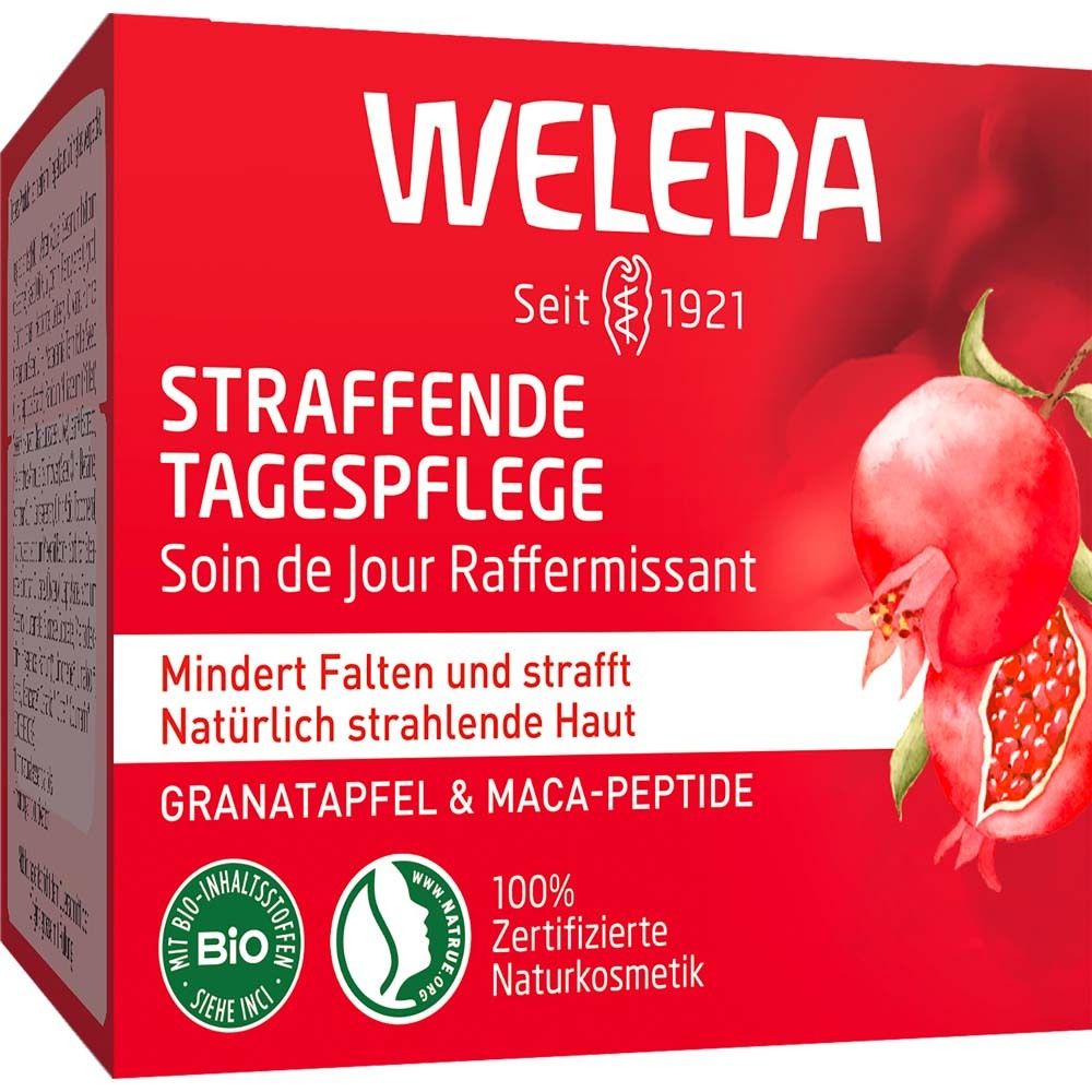 Weleda Straffende Tagespflege Granatapfel & Maca-Peptide - mindert Falten & strafft