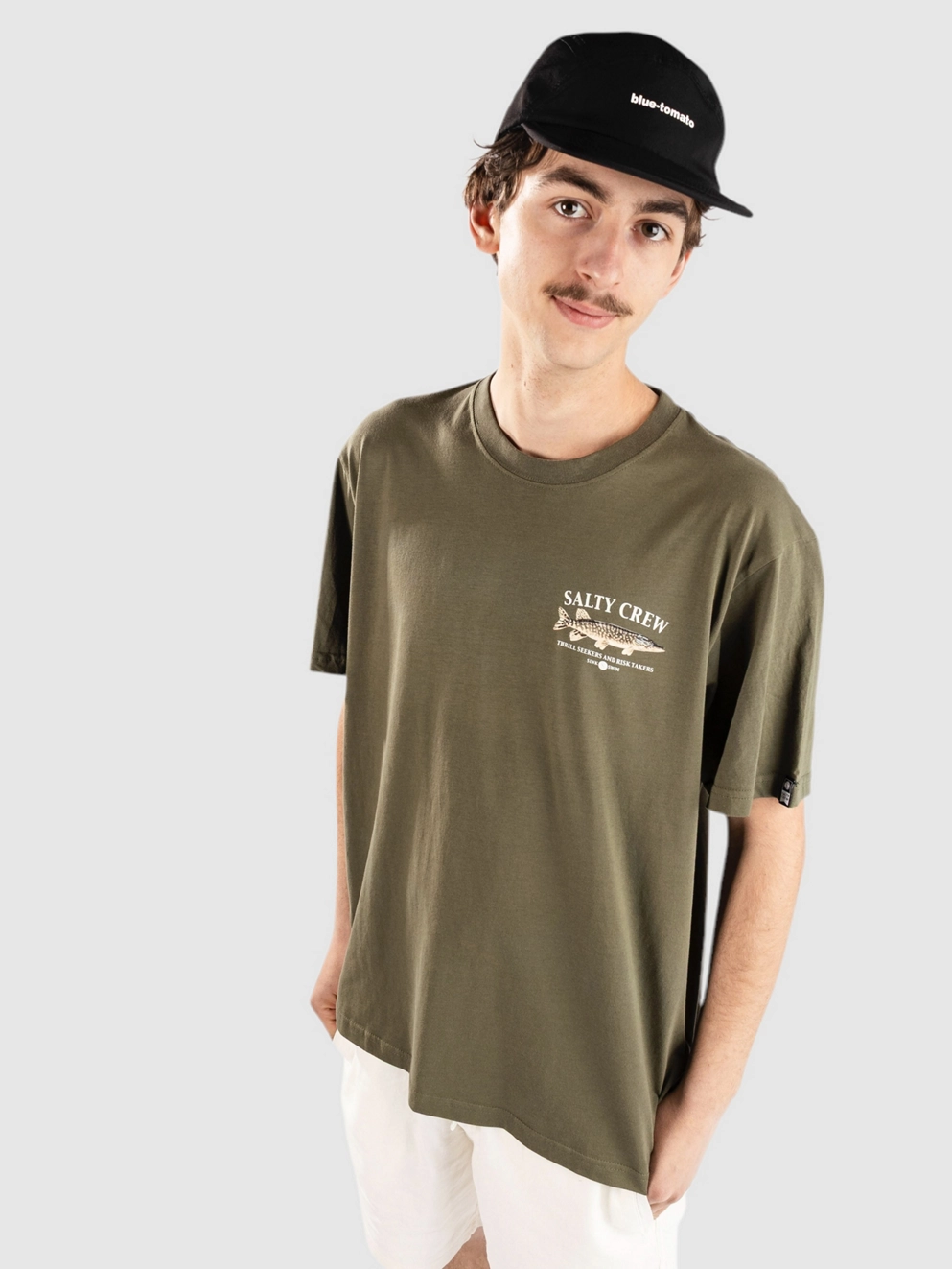 Salty Crew Euro Pike Premium T-Shirt dusty olive