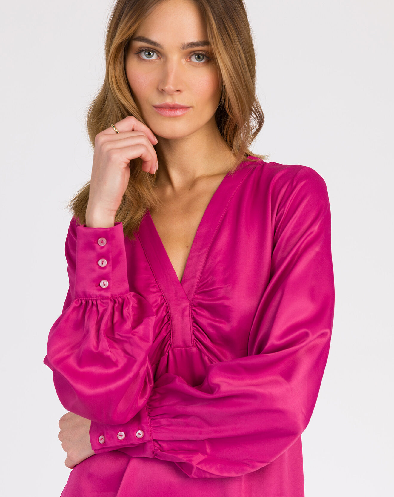 An'ge Robe Miaz Uni framboise