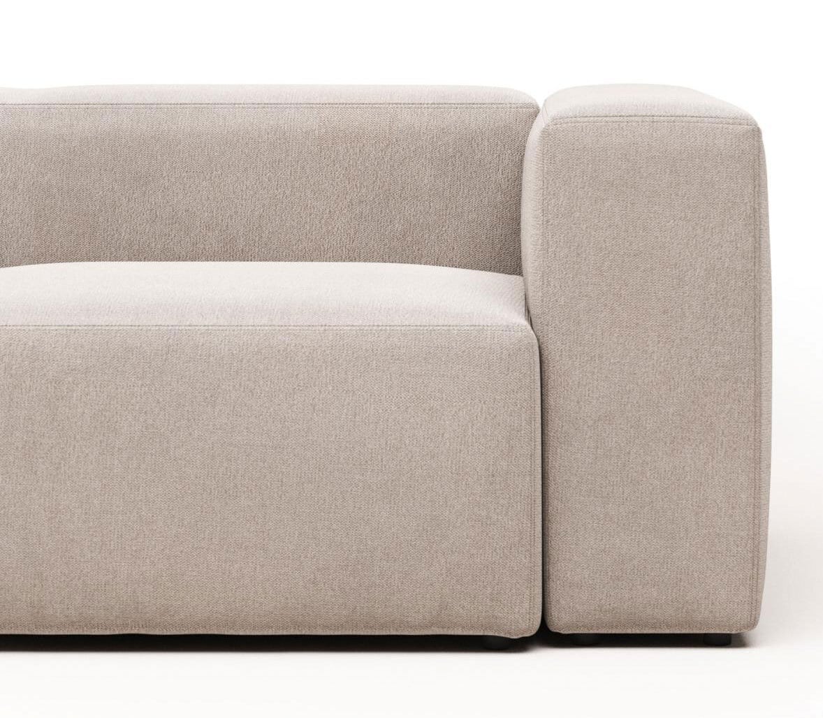 Kave Home Sofa BLOK 3-Sitzer beige