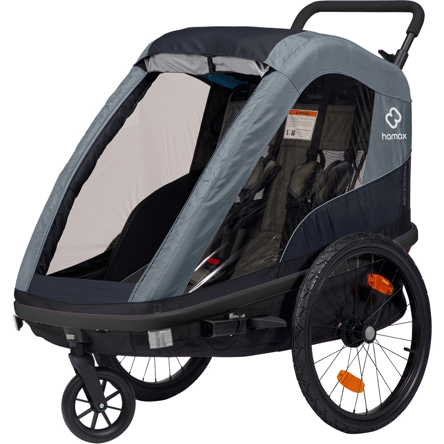 hamax Kinderfahrradanhänger Avenida blue