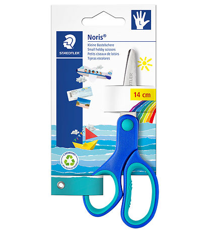 Staedtler Saks - Venstreh?ndet - Noris - 14 cm - Blå