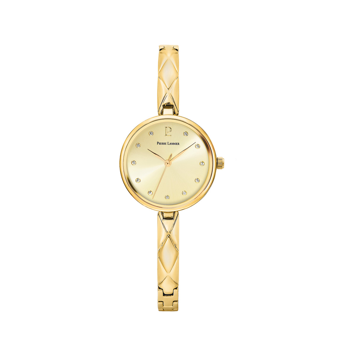 Montre PIERRE LANNIER Leia femme bracelet acier doré