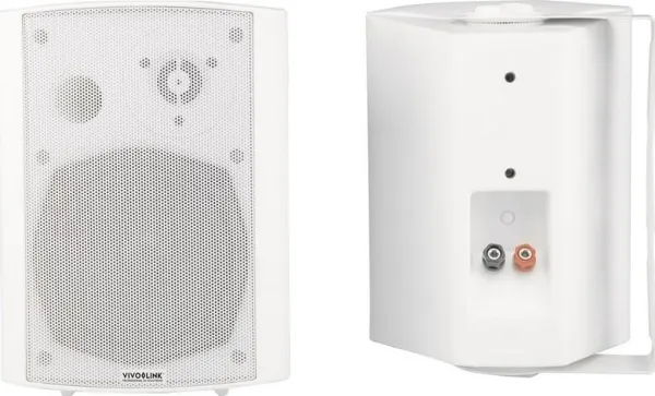 VivoLink VLSP65AW - Højttalere - til PA-system - 2.0-kanal - 30 Watt - 2-vejs - hvid