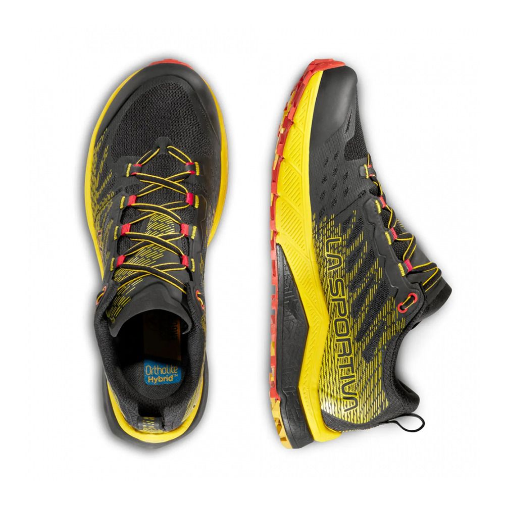 La Sportiva JACKAL II - Chaussures trail Homme black/yellow