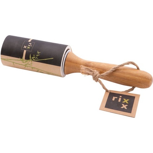 Rouleau à vêtements avec poignée en bambou - RIXX