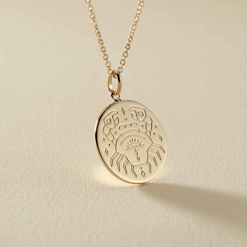 Collier Astro Plaqué Or