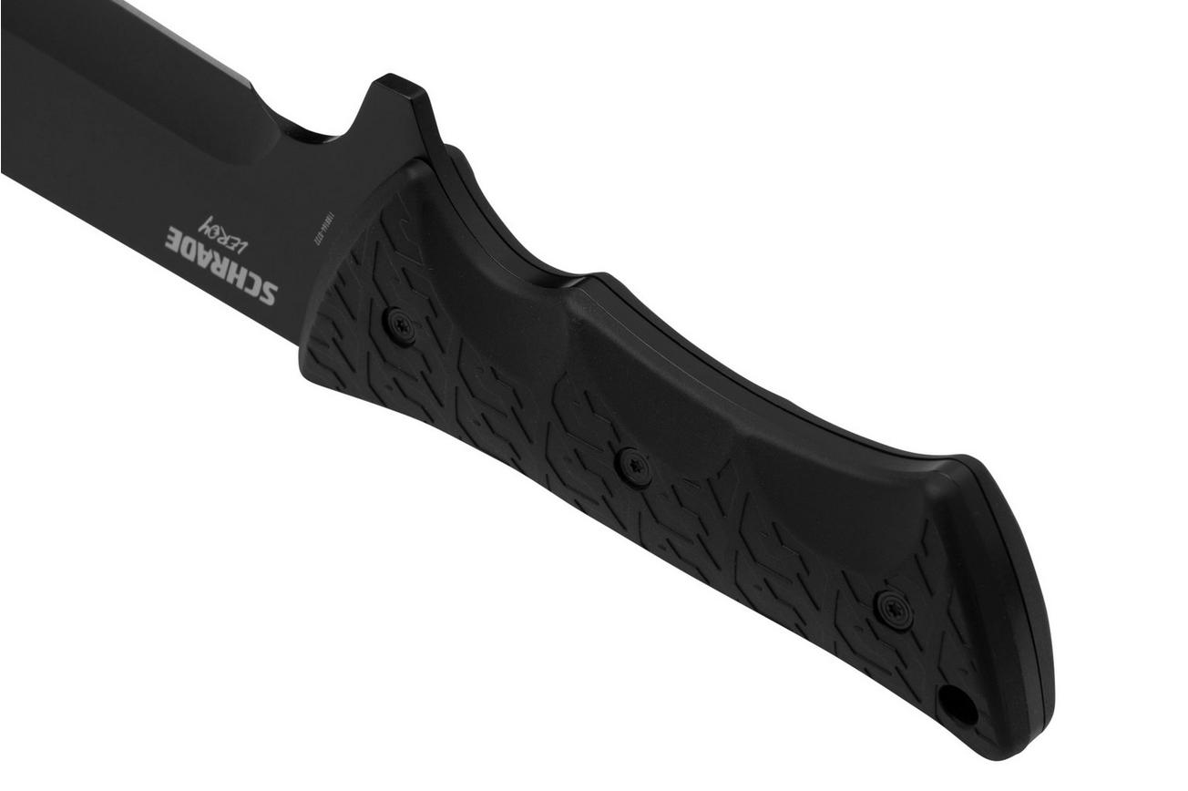 Schrade Leroy Fixed Blade 650942, zwart survivalmes