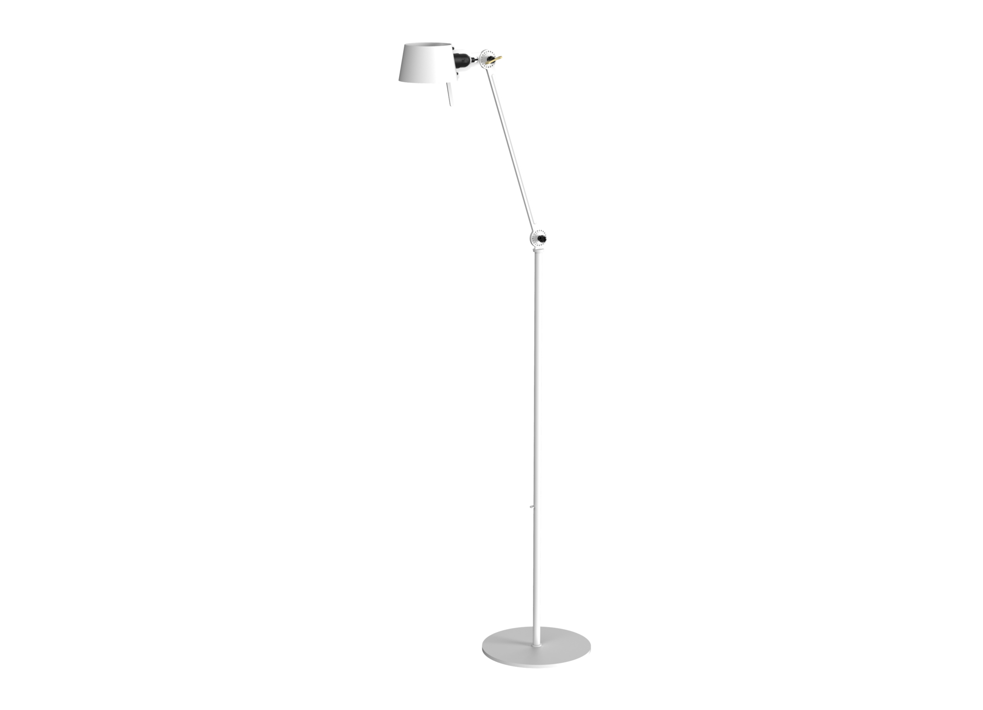 Vloerlamp Bolt Long 1 arm pure white