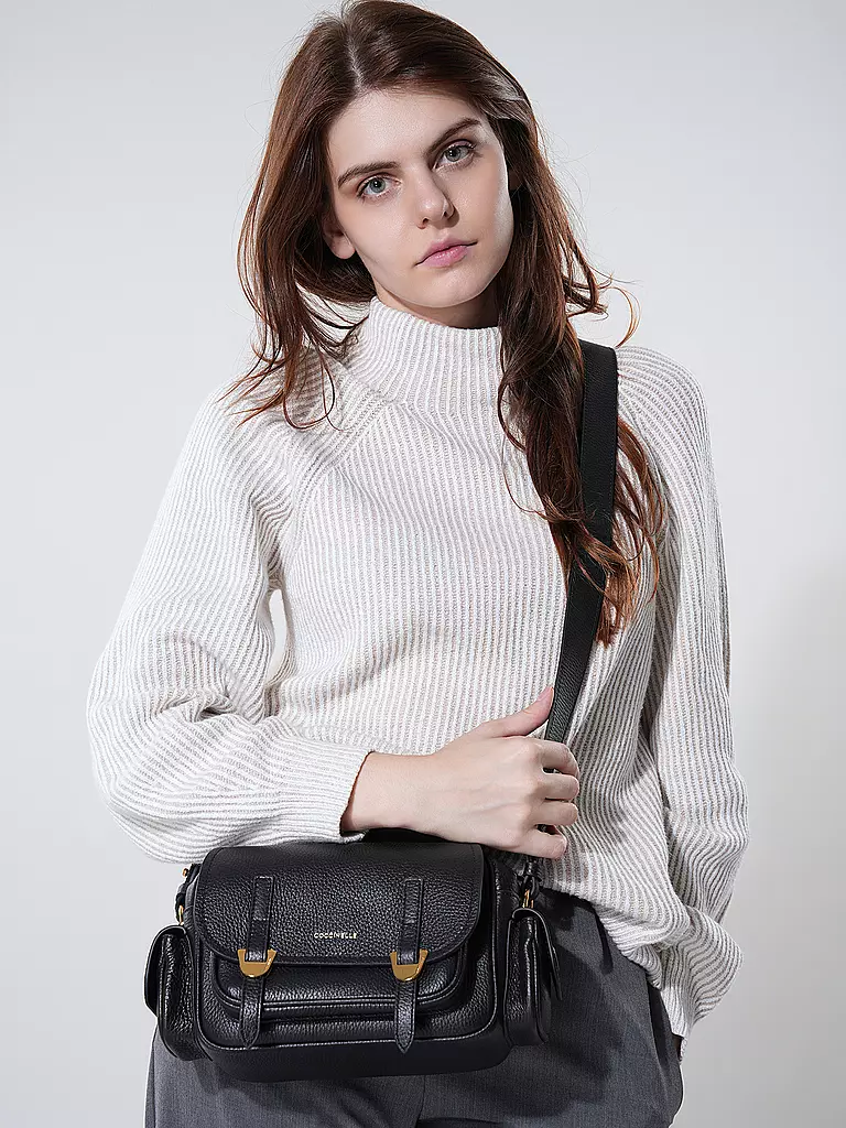 COCCINELLE Ledertasche - Mini Bag CAMPUS Small schwarz