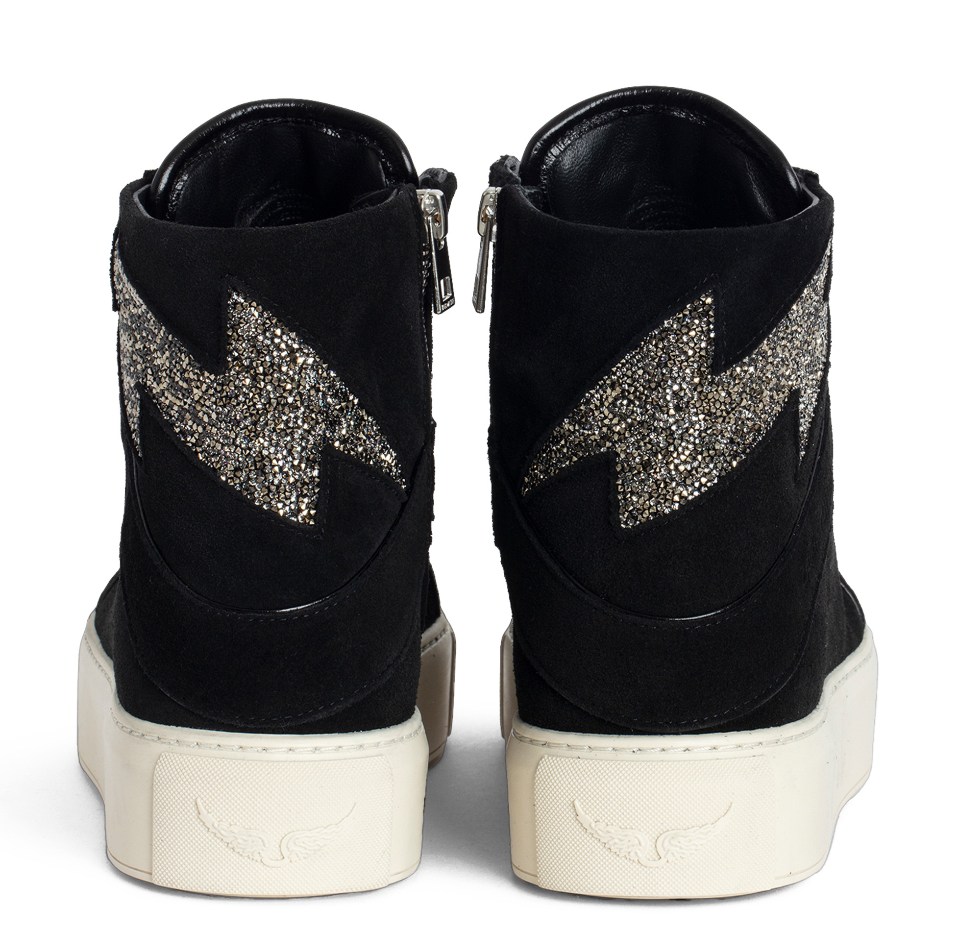 HIGH FLASH - Baskets montantes en cuir| Noir