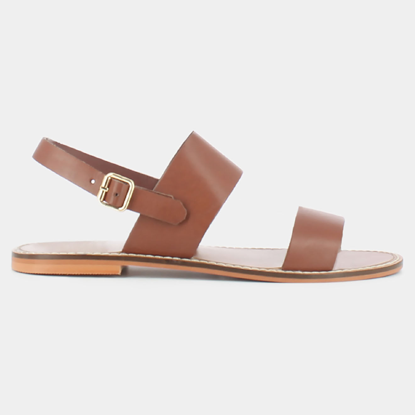 Jonak Sandales en Cuir Waou cognac