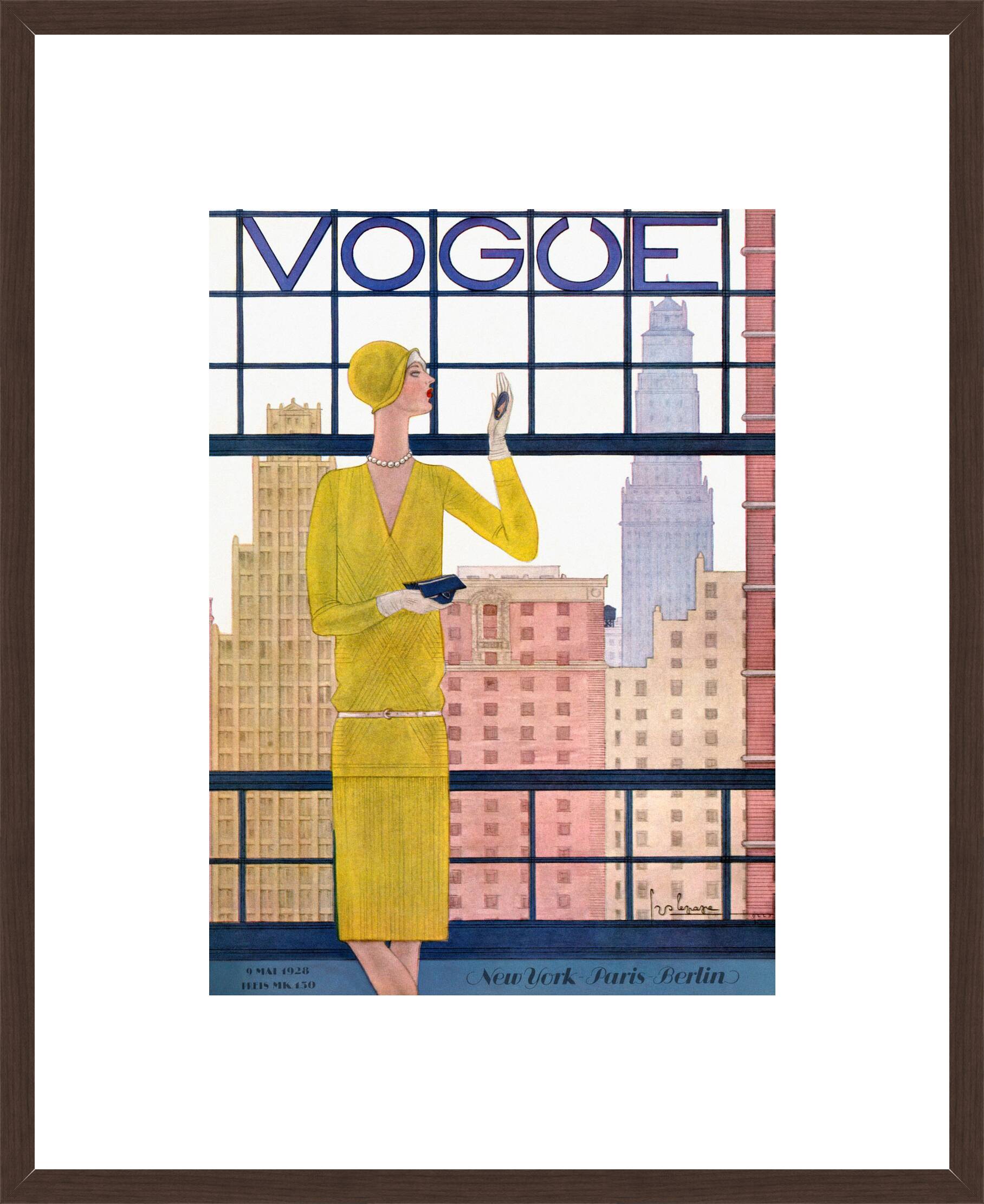 Cover, Georges Lepape III by German Vogue Collection - Limited Edition. Edition of: 100. Archive Stamp.