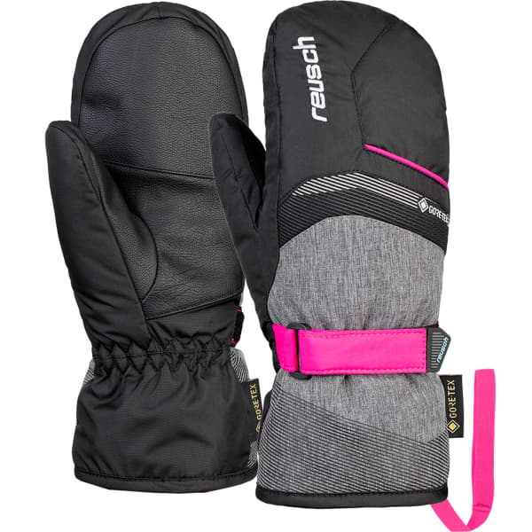 Moufle ski REUSCH BOLT GTX JUNIOR MITTEN MELANG/PINK GLO