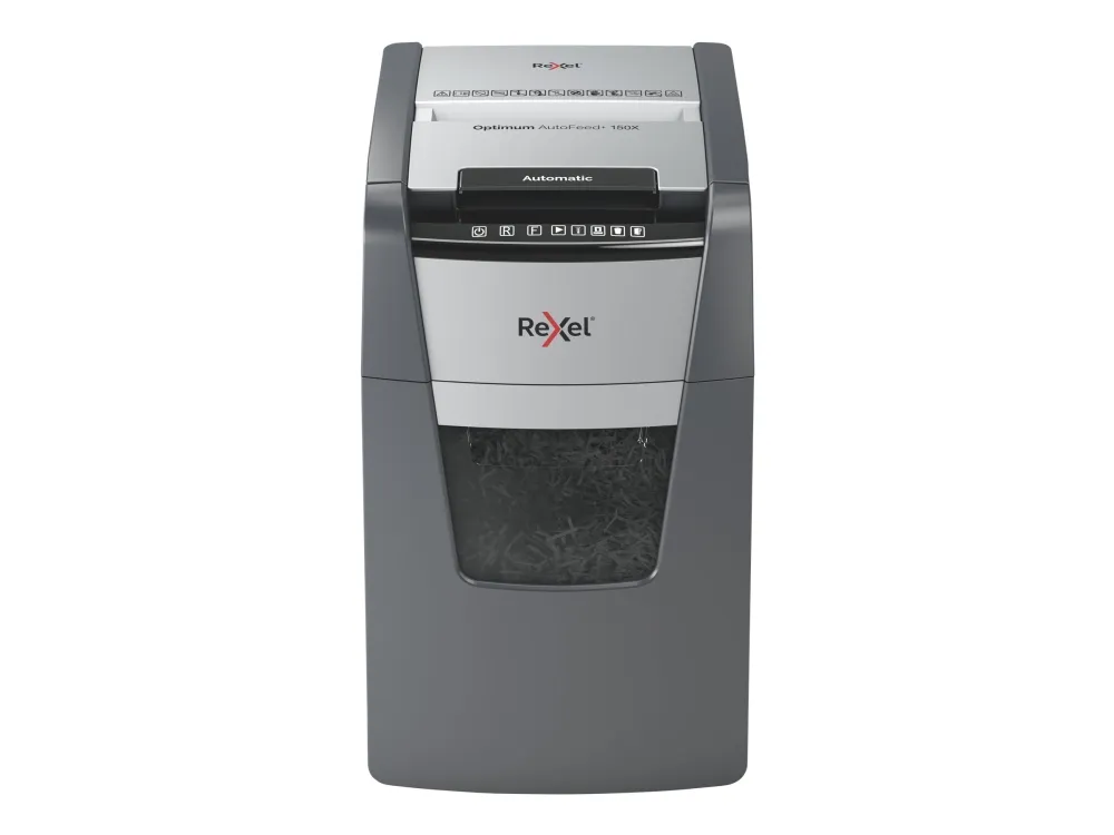 Makulator Rexel Optimum AutoFeed  150X krydsmakulering 4x28 mm (P-4)
