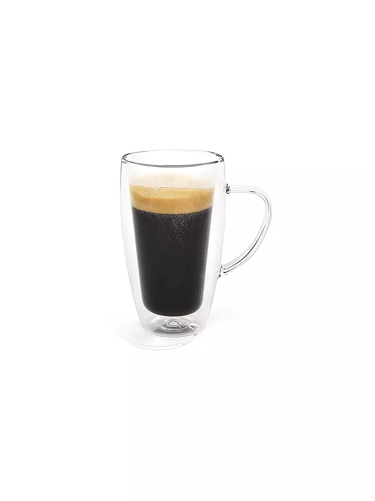 BREDEMEIJER Glas doppelwandig Kaffee/Tee 2er 295ml transparent
