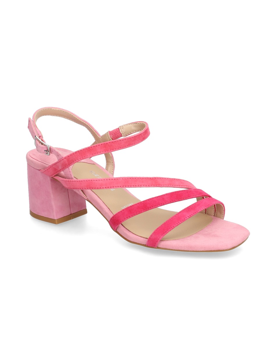 Veloursleder Sandale