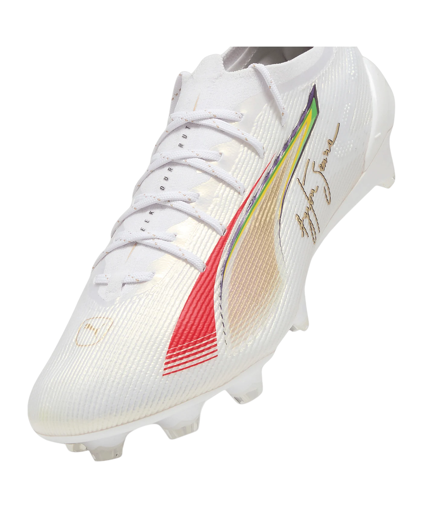 PUMA ULTRA 5 Ultimate FG Senna Weiss Gold F01