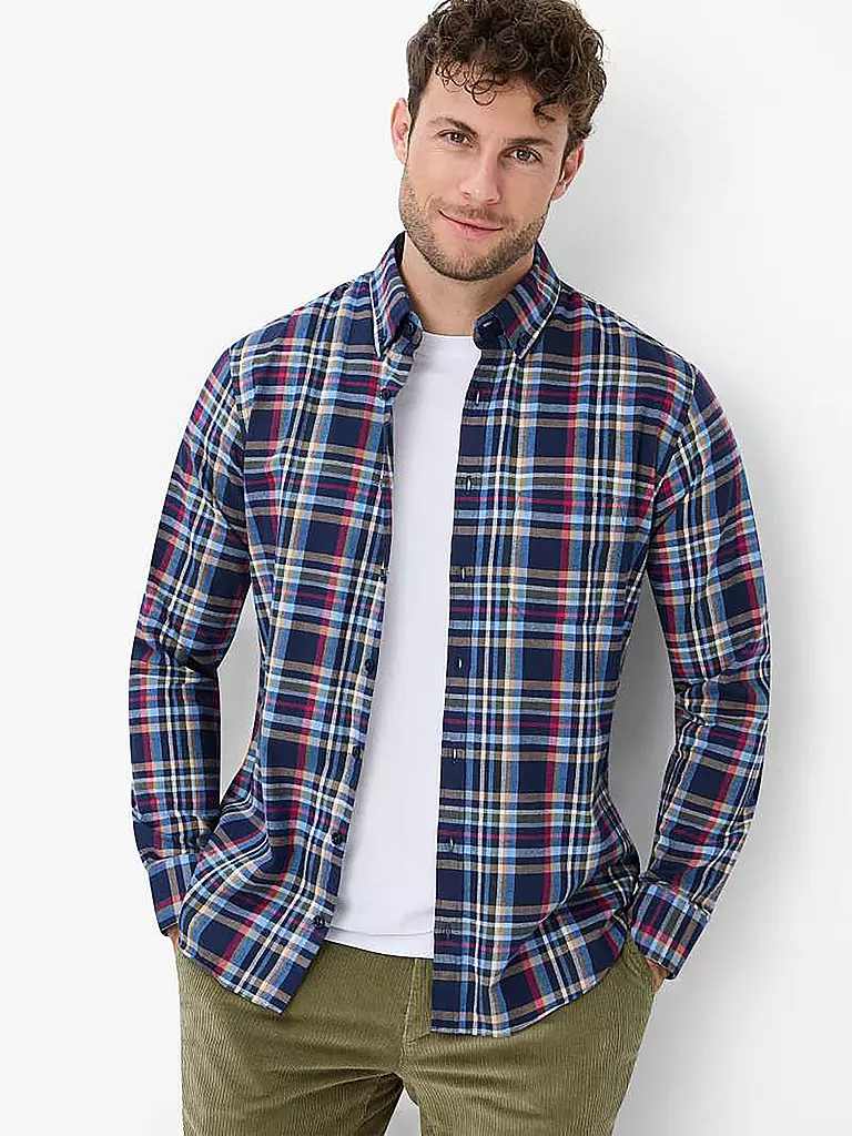 BRAX Hemd DANIEL Modern Fit blau