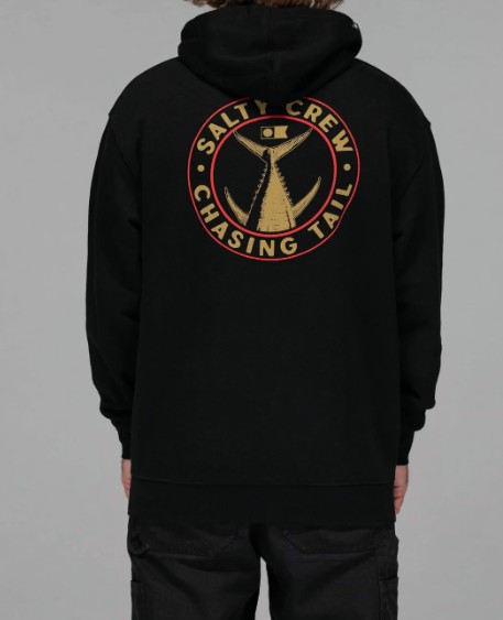 Salty Crew Tailgate Hooded Fleece Black
