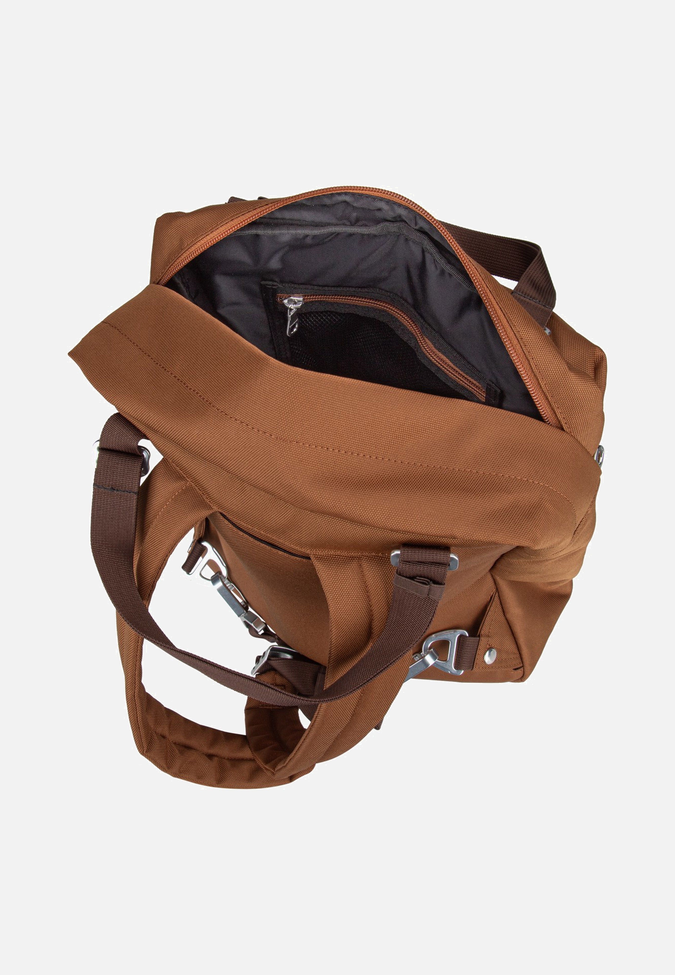 Go 2-Way Tote Sepia Brown - Rucksack