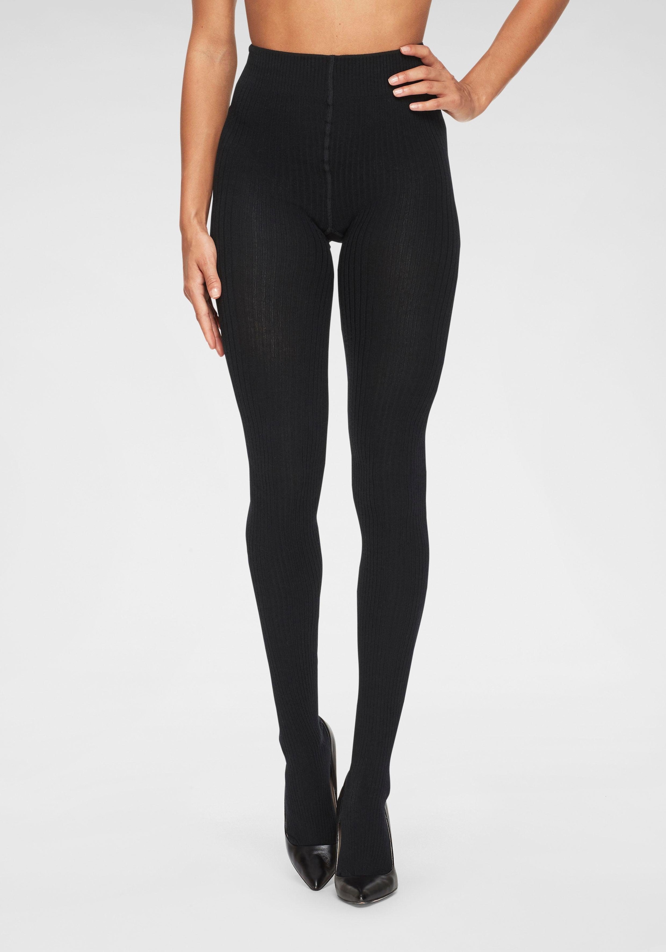 Lavana Strickstrumpfhose 2 Stk. tlg. in modischem Ripp-Strick