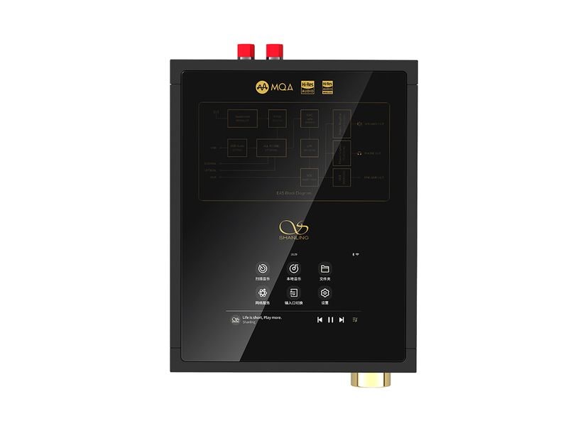 Shanling Stereo-Receiver EA5 Schwarz All-in-One-Musikcenter mit WiFi und Bluetooth