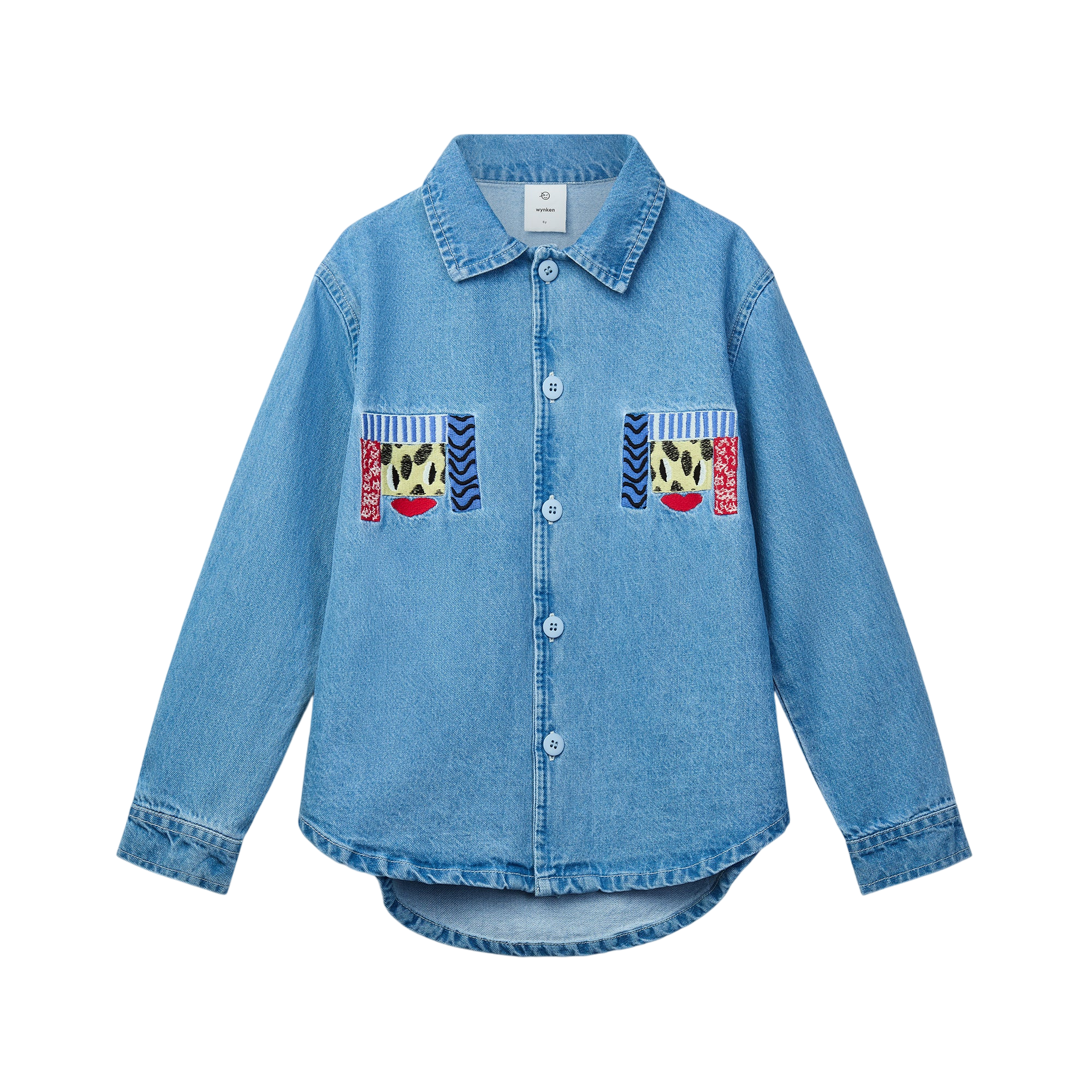 Hemd Beau Denim Mid Wash Denim