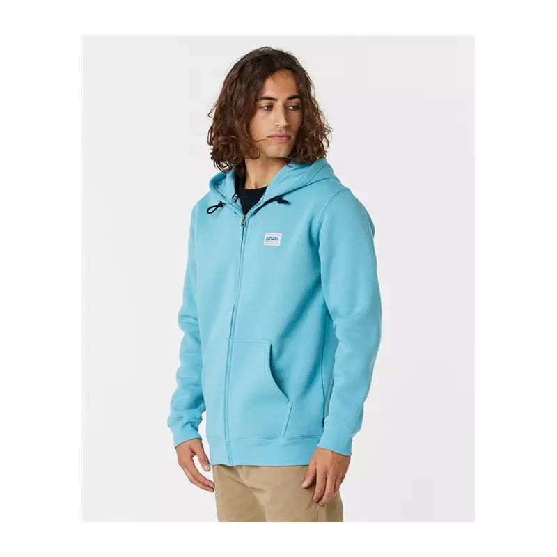 Sweat RIPCURL Horizion Zip Thru Hood Dusty Blue