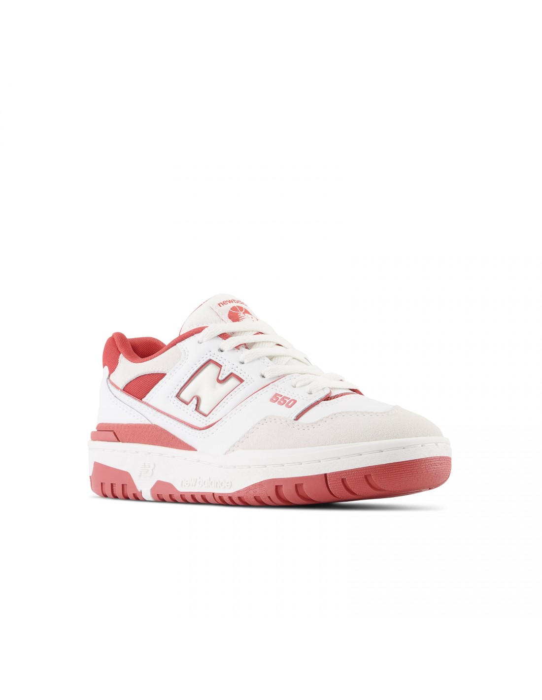 new balance Sneakers Femme 550 Rouge/Blanc