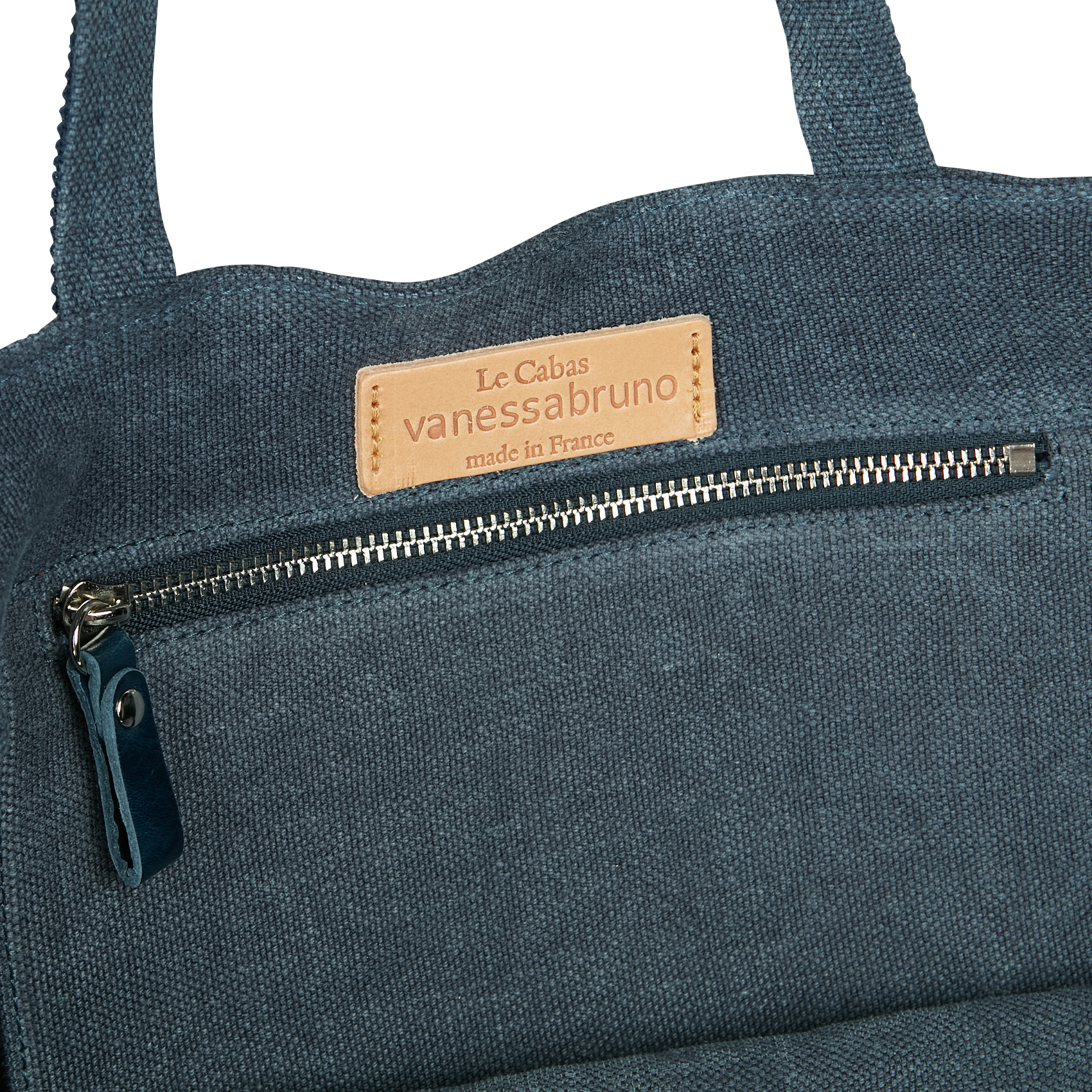 Cabas L en lin | Jean brut