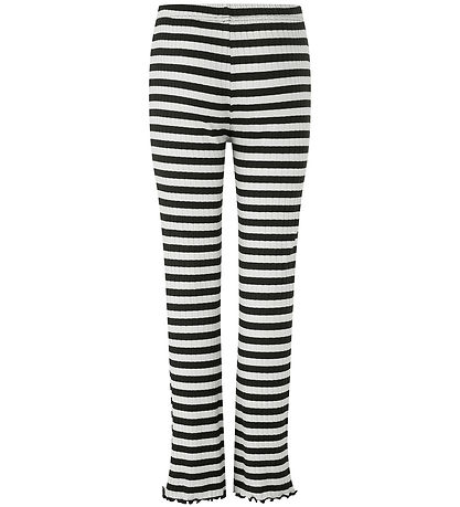Mads Nørgaard Leggings - Lala - Black/Vanilla Ice